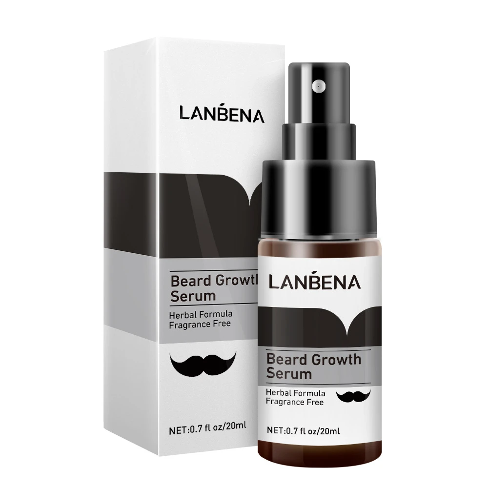 
LANBENA best beard growth oil giner extract liquid beard care serum for men spray 20ml 