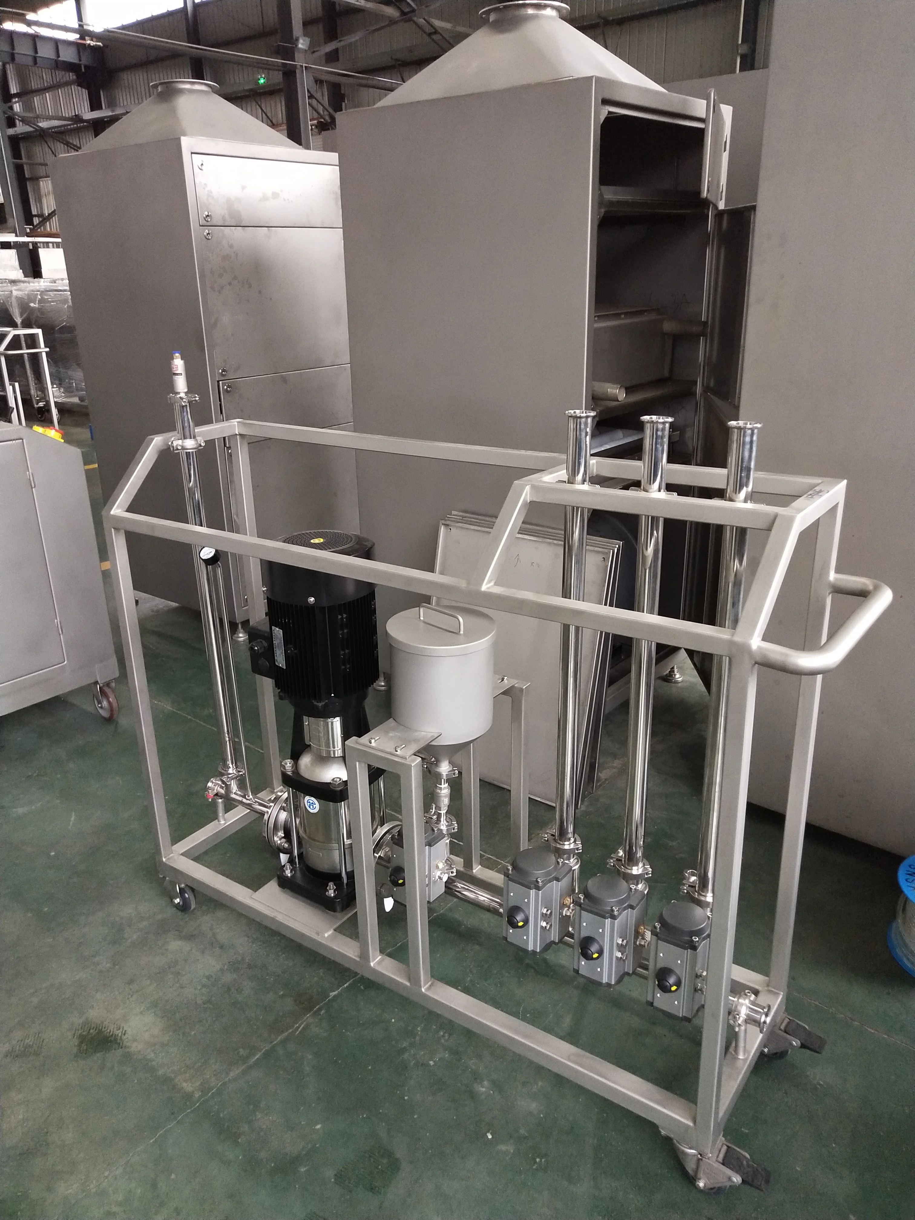 Cheap High Pressure moveable Cleaning Station for Pharmaceutical Machinery