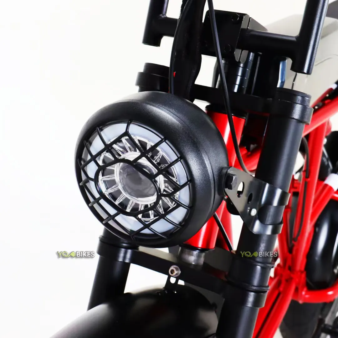 YQEBIKES Red Super Style Multi-Class Ride Electric Mountain Bike 73 RX 48v Two Seat 73 e Bike Bicicletta Elettrica