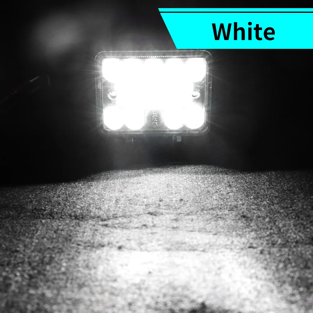 DXZ OEM 12V 24V 3Inch LED 54W Wrok Light led bar 3030LED 18SMD for Truck Tractor SUV 4x4 Car Led Headlights Lighting Spot