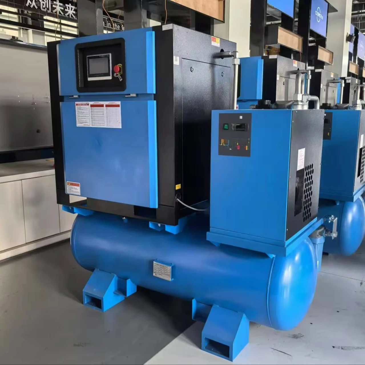 Factory Direct Flexible Energy Saved 11KW Screw Air Compressor For Industrial Equipment