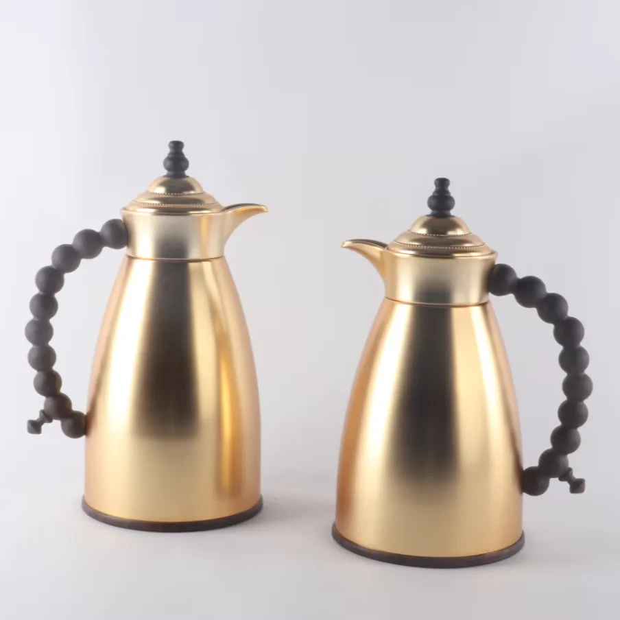 Household 1L+0.7L Arabic Morocco Luxury Style Coffee Flask Thermos Home Party Morocco Luxury Style Coffee Flask Thermos
