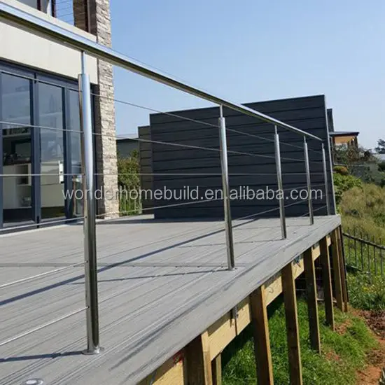 Cable balustrade kits price stainless steel wire rope railing