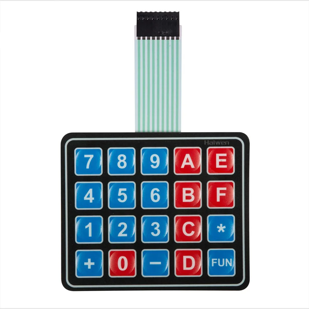 Custom Waterproof 12 Key Matrix Membrane Switch Keypad 4x3