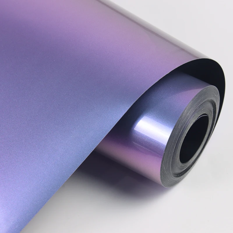  Kenteer free sample pu color changing chameleon htv heat transfer vinyl rolls for clothing T-shirt