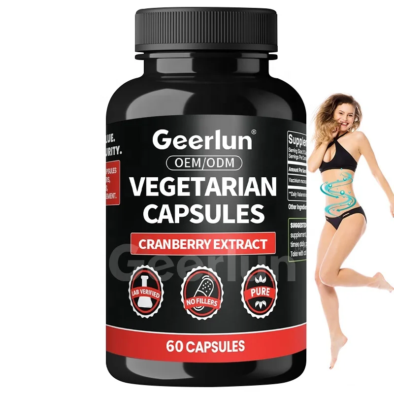 Best Selling Product Cranberry Extract Vegetarian Capsules Supports Electrolyte Balance Loss Weight Slimming Capsules