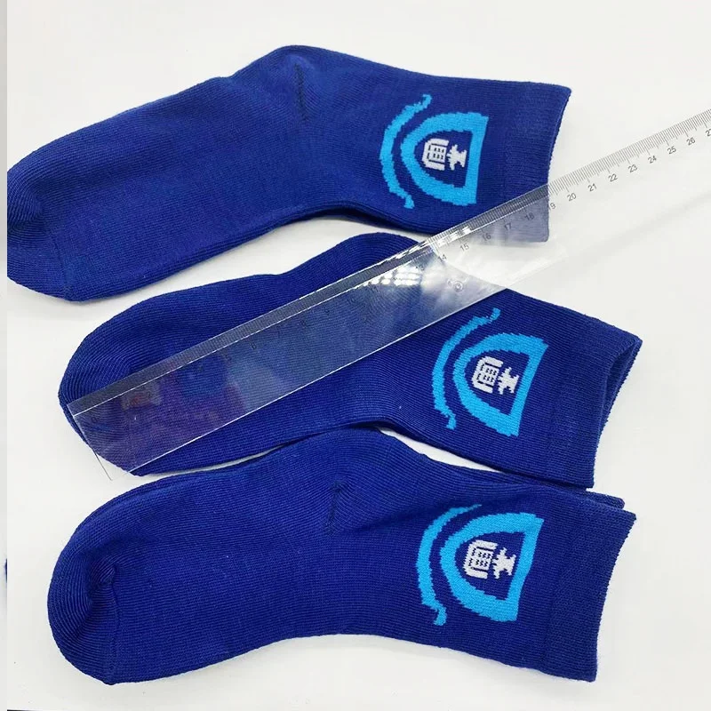 Factory Manufacturer Polyester Cotton Children Crew Socks Breathable Custom Logo Primary School Socks 1-12 Years