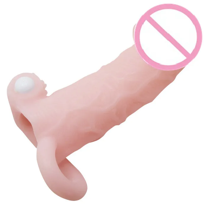 Silicone big cock sex toys bullet vibrating penis sleeve for men sex-penis-sleeves girth belt sex-penis-sleeves