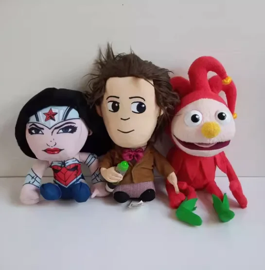 Custom Q version of Super Woman BBC show dolls, clowns stuffed dolls