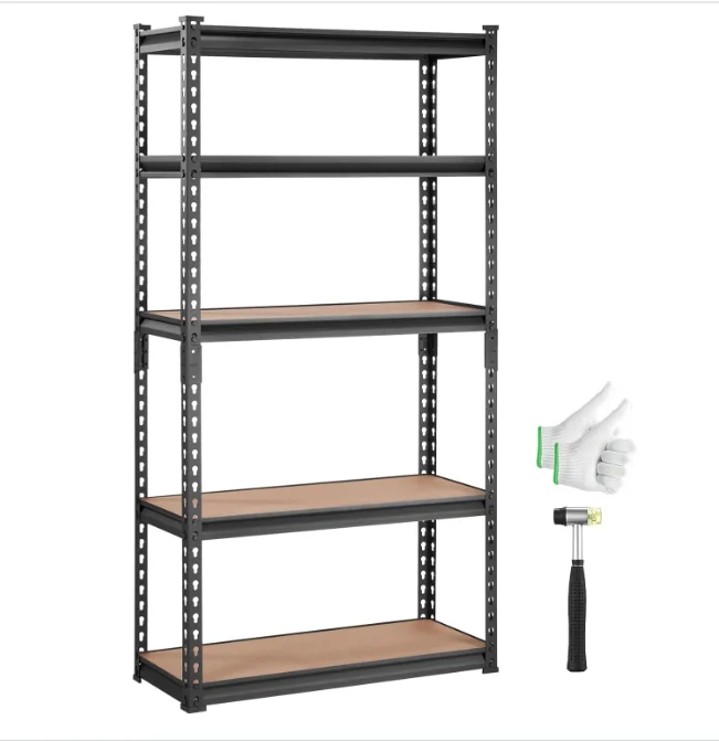 5-Tier shelving storage shelf selective heavy duty rack