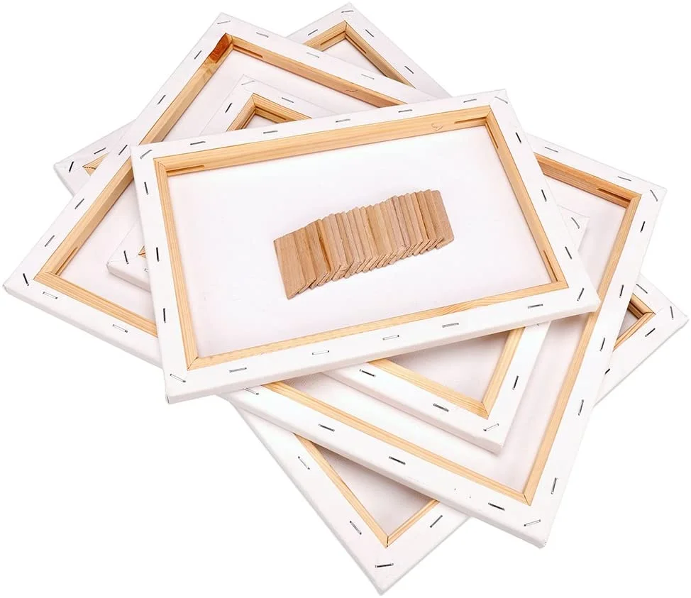 Manufacturer direct sale wholesale 8x10inch blank art canvas board for acrylic painting