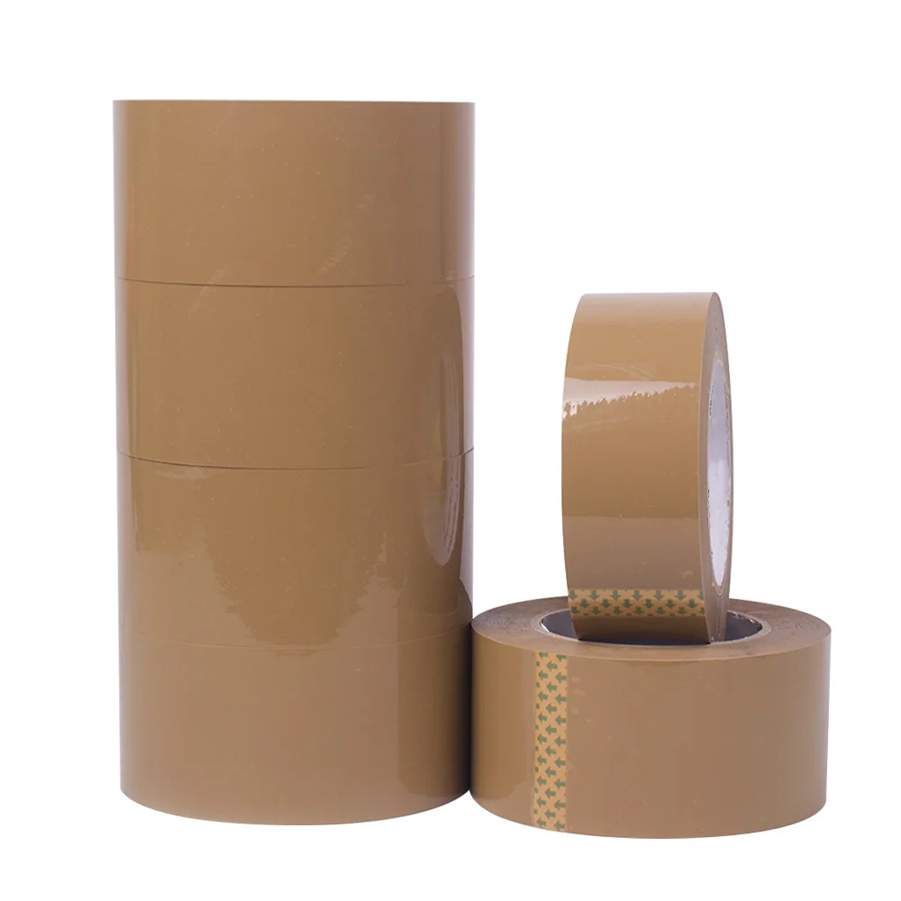 Custom size 48mm x 66m Adhesive Brown Packing Tape Parcel Tape for Carton Box  packaging tape