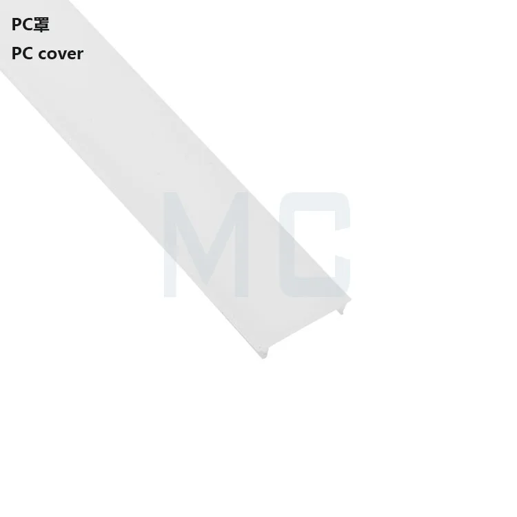 led alu light aluminum white/black powder coating for profile housing ,aluminium profile with led strip