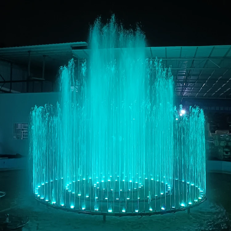 Custom Program Controlled 5M Outdoor Garden Round Shape Modern Dancing Music Water Fountain