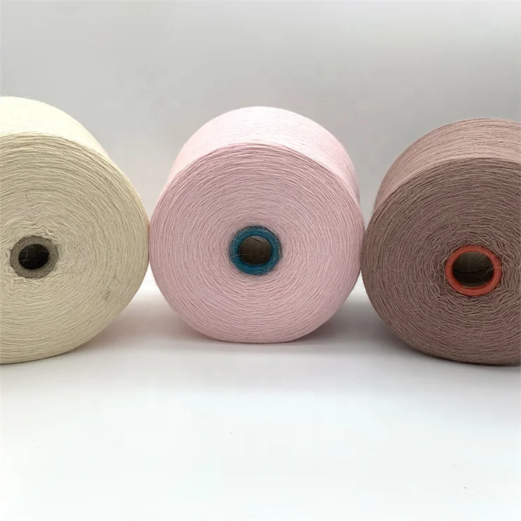
1/15 NM 50%Angora 50%nylon blended dyed yarn blend yarn for knitting 