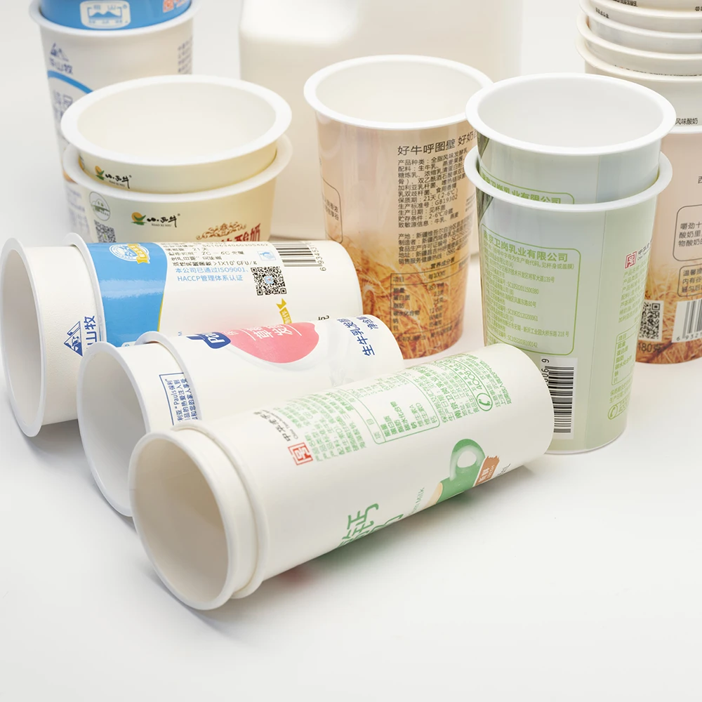 Wholesale custom disposable plastic pudding cup and milkshake for food