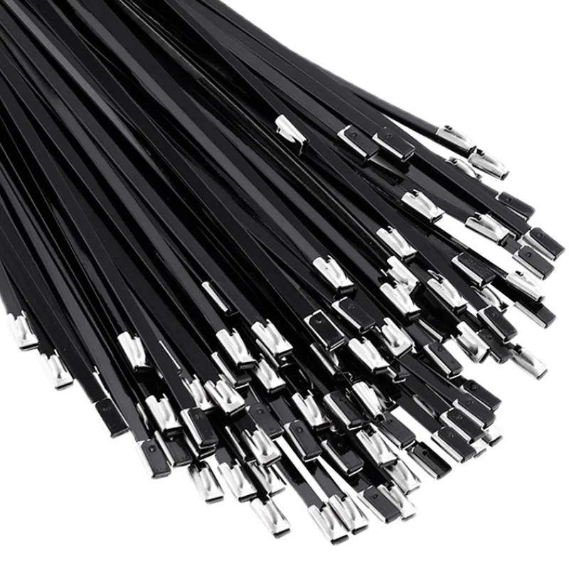 304/316 PVC Coated Stainless Steel Cable Ties Factory Direct Zip Ties With Low Price
