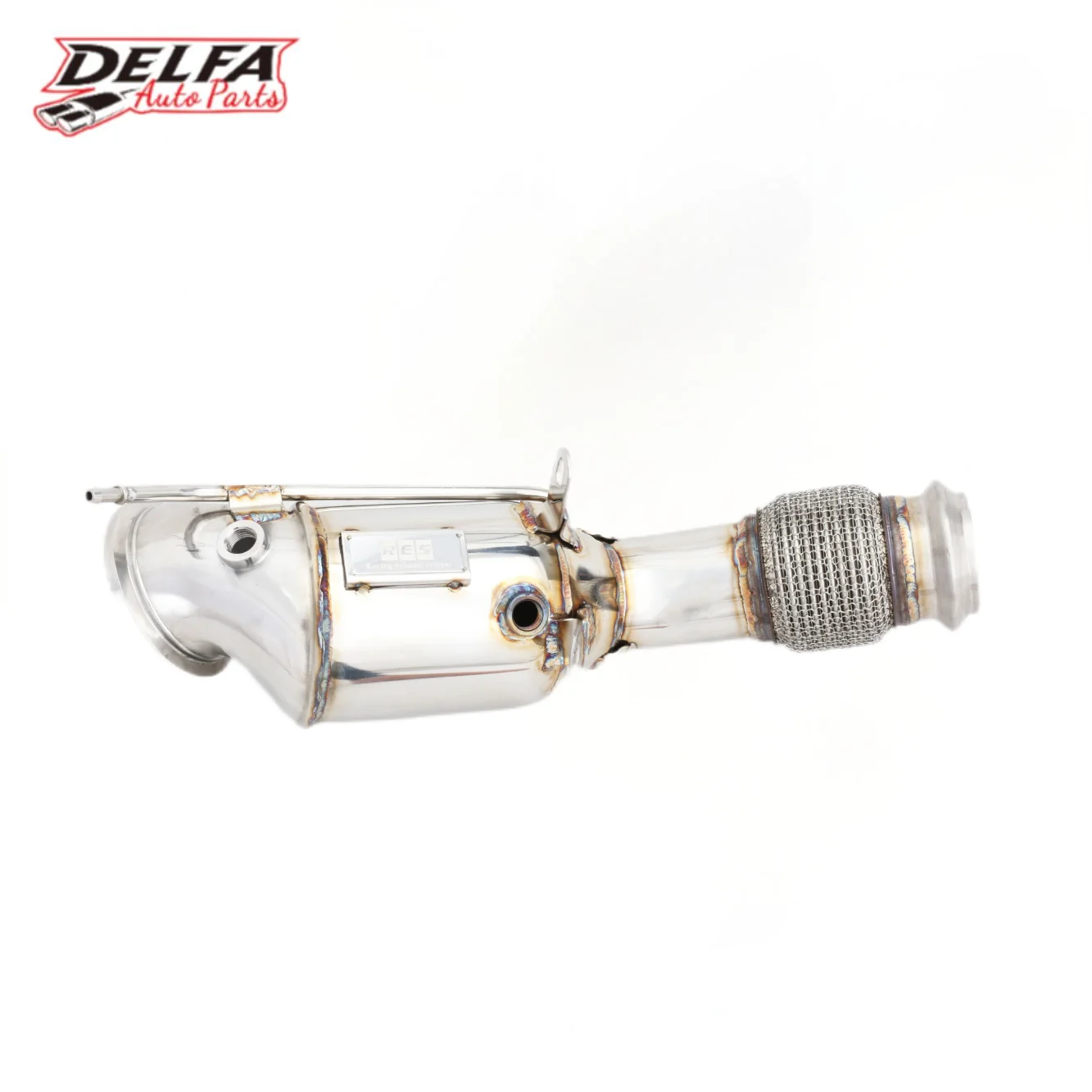 Delfa Factory Outlet EXHAUST PIPE Downpipe For BMW 540 G30/G38 3.0T 2017-2022 High flow catted Exhaust Downpipe