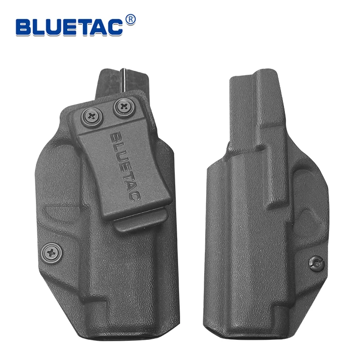 Bluetac Hot Sell Kydex IWB Gun Holster Concealed Carry Holster Inside The Waistband With Holographic Mirror Holster