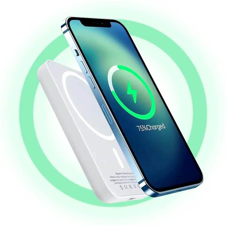 Best High Quality  5000 Mah Power Bank Shenzhen For Magnetic Wireless Charging Power Bank For Magsafe For Magnetic Power Bank