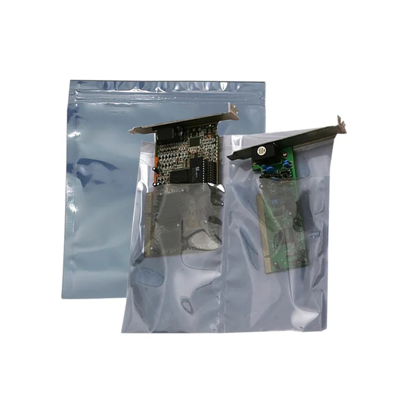 ESD Zipper Shielding Anti-static Packaging Bags USB HDD Electronics Device ESD Shielding Postal Bags