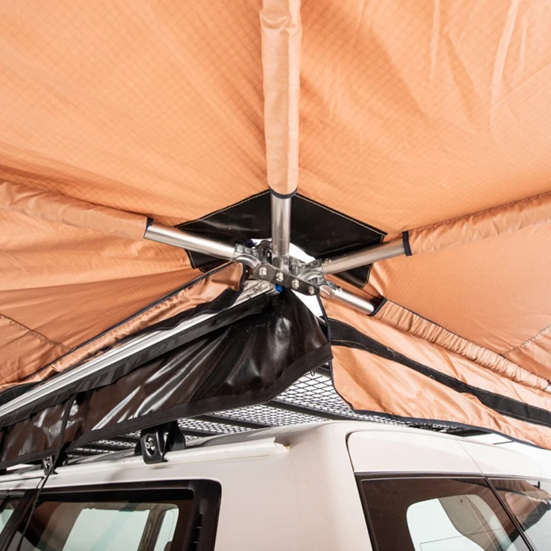 large space sunproof camping canvas car side awning foxwing awning