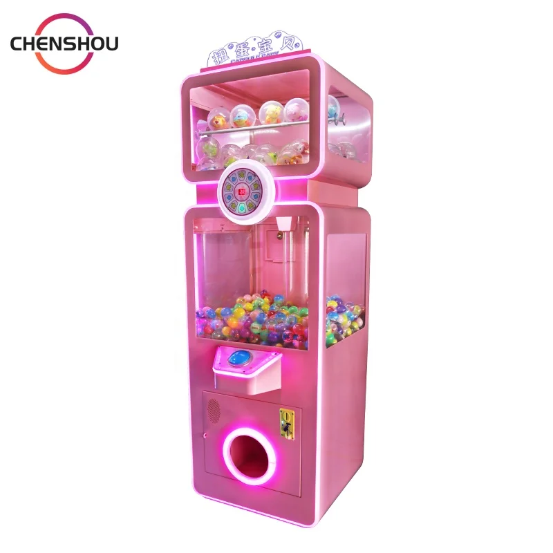 Coin Operated Capsule Toy Vending Machine Gashapon Prize Game for Kids
