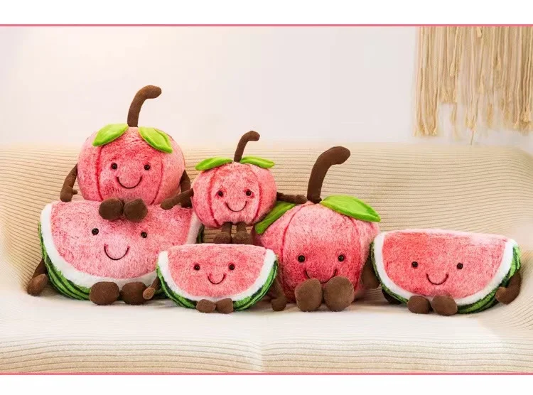 Soft Stuffed Animals Custom  Plushies Wholesale Cute fruit Plush Toys