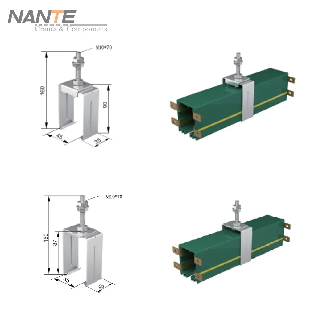 Safety Busbar Overhead Crane Conductor Rail