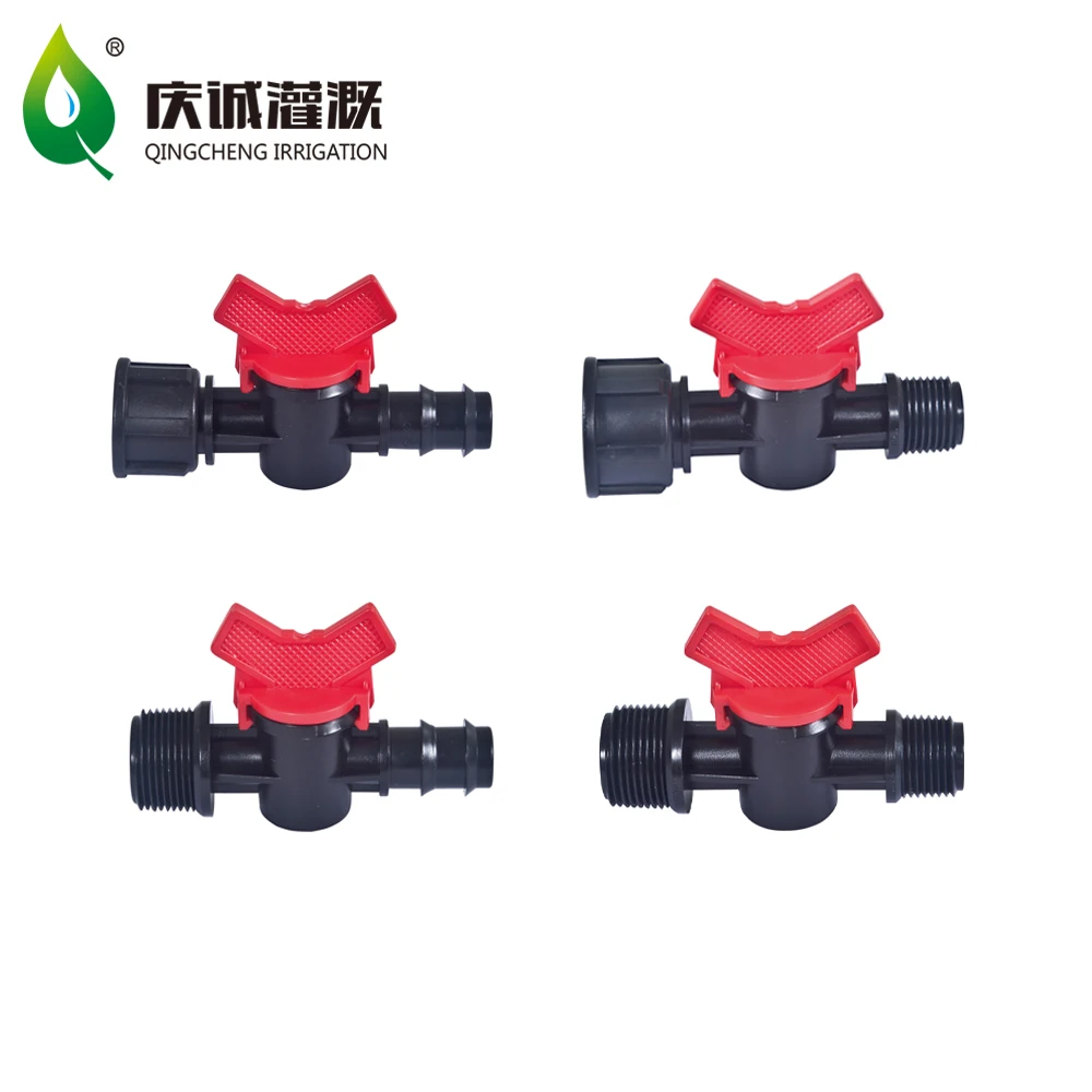 plastic mini valve  PE pipe connector for drip irrigation