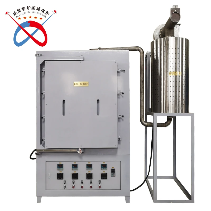 Metal forging degreasing treatment and heat treatment electric Degreasing furnace