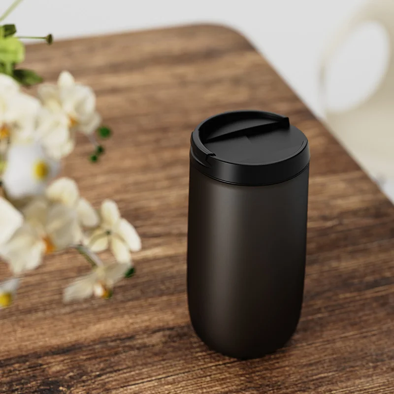 Eco-Friendly Ceramic High-Quality to Go Coffee Mug Wholesale Customizable Double Wall Coffee Cup Travel Coffee Mug