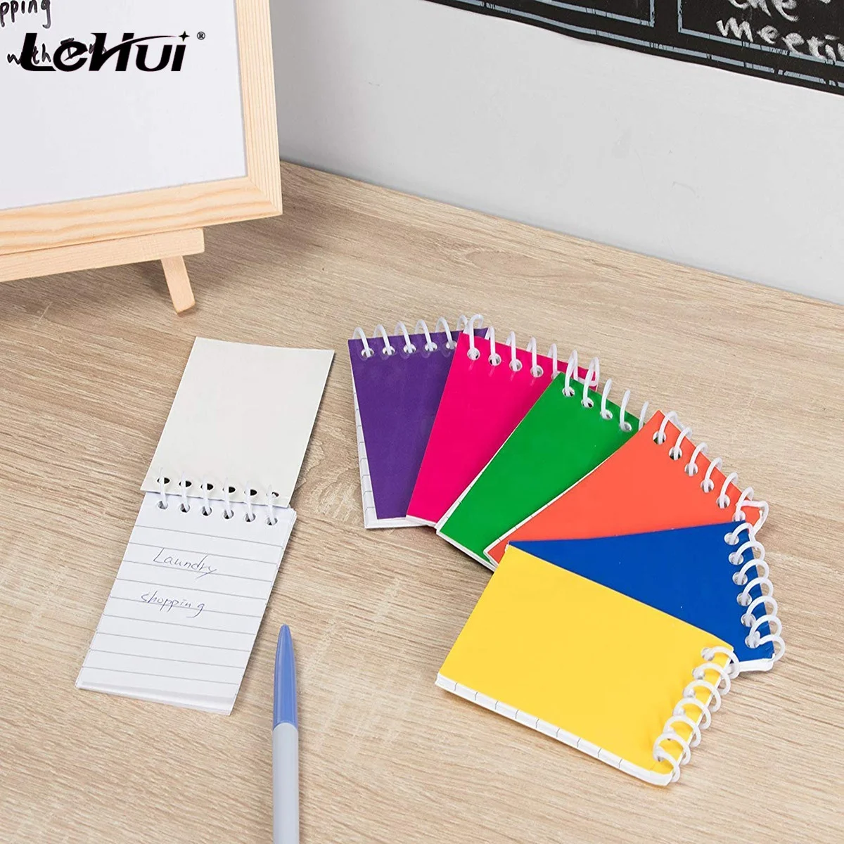 Top quality 24 Pack 6 Color 2 x 3.5 Inches Blue Bulk Mini Spiral Notepads With Lined Paper For Kids Party Favors