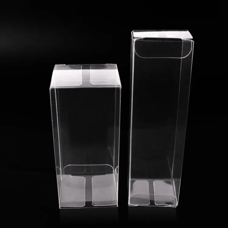 Custom clear plastic PVC transparent cube gift boxes for favors 2X2X2Inches plastic box packaging