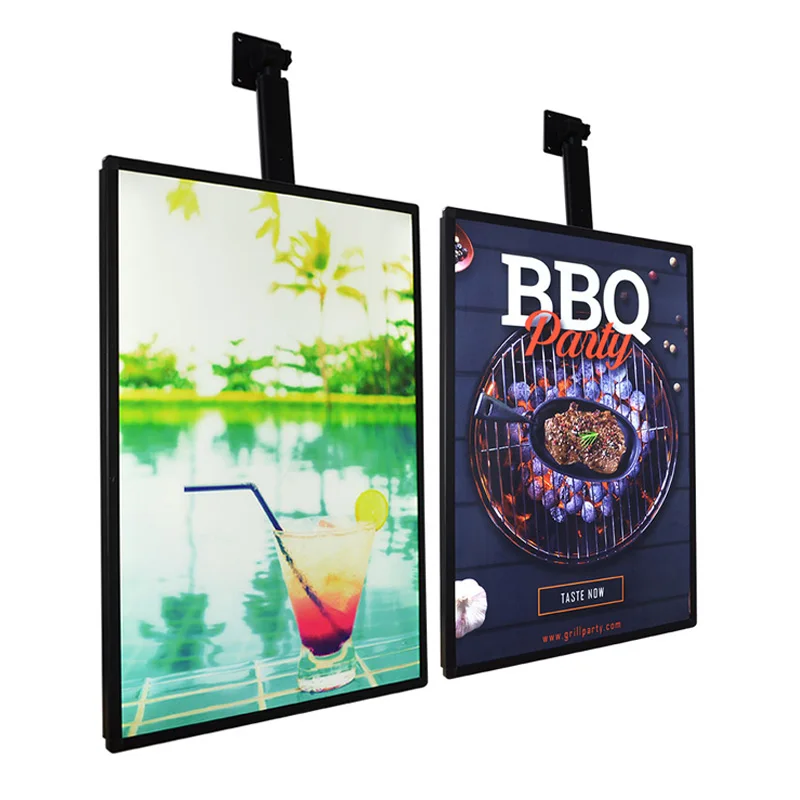 lcd digital menu board slate menu board led fast food restaur black light menu board good service