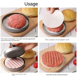 Хит продаж портативная мини-машина для изготовления гамбургеров мяса машина ручная кухонная