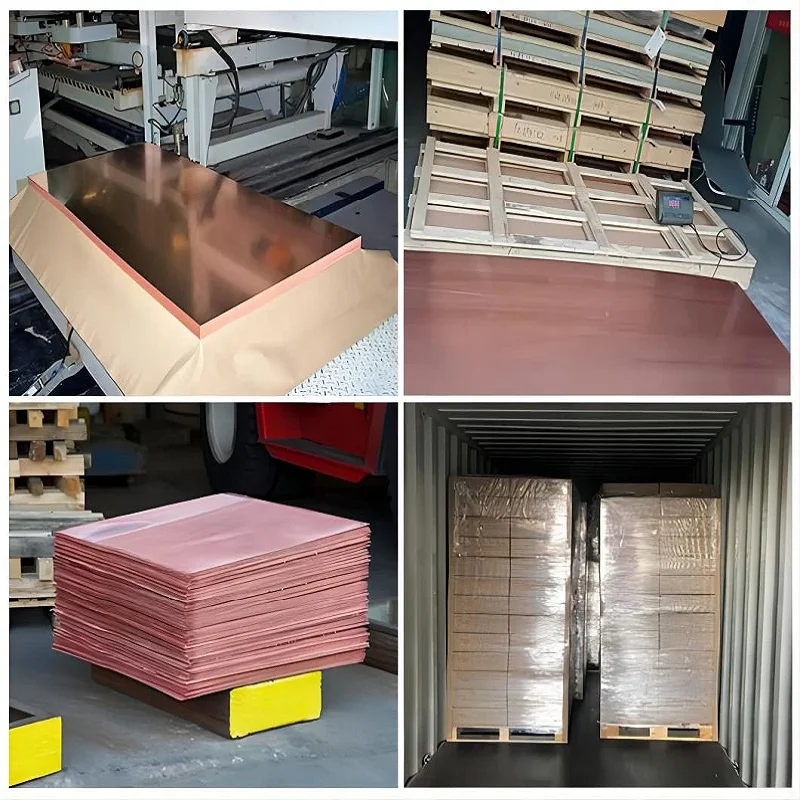 Phosphorus Deoxidized Copper Plate Tp1 Tp2 Copper Sheet C1220 C12200 Red Copper Sheet
