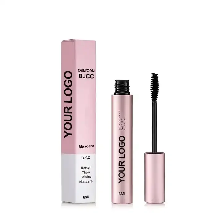 Lash Eyelash Extension Korea Low Moq Oil Free Wholesale Custom Long Lasting 3D Fiber Cruelty Free Private Label Vegan Mascara