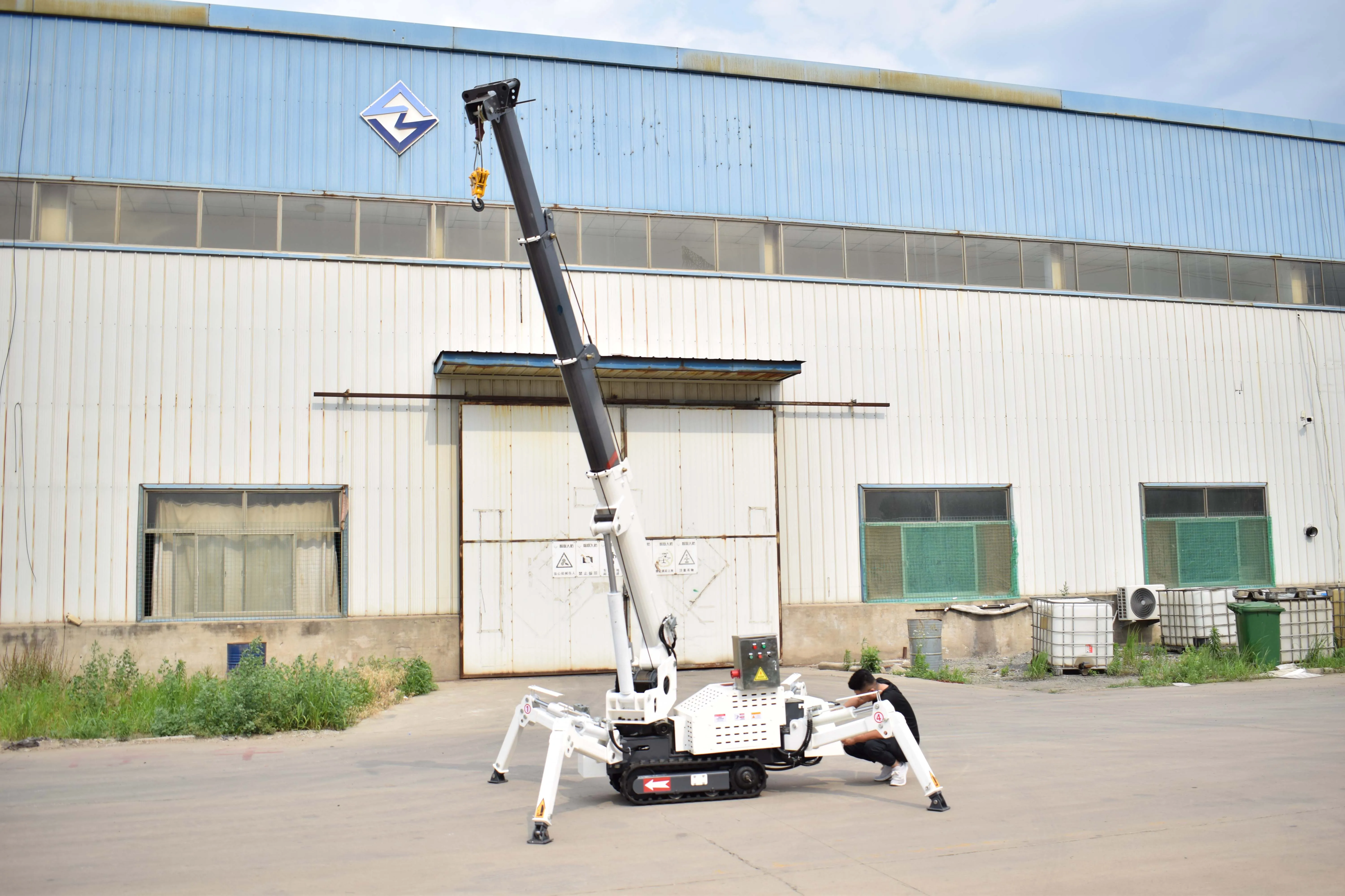 With Ce Certificate 12 Tons Mobile Construction Hydraulic Crane Spider Crane