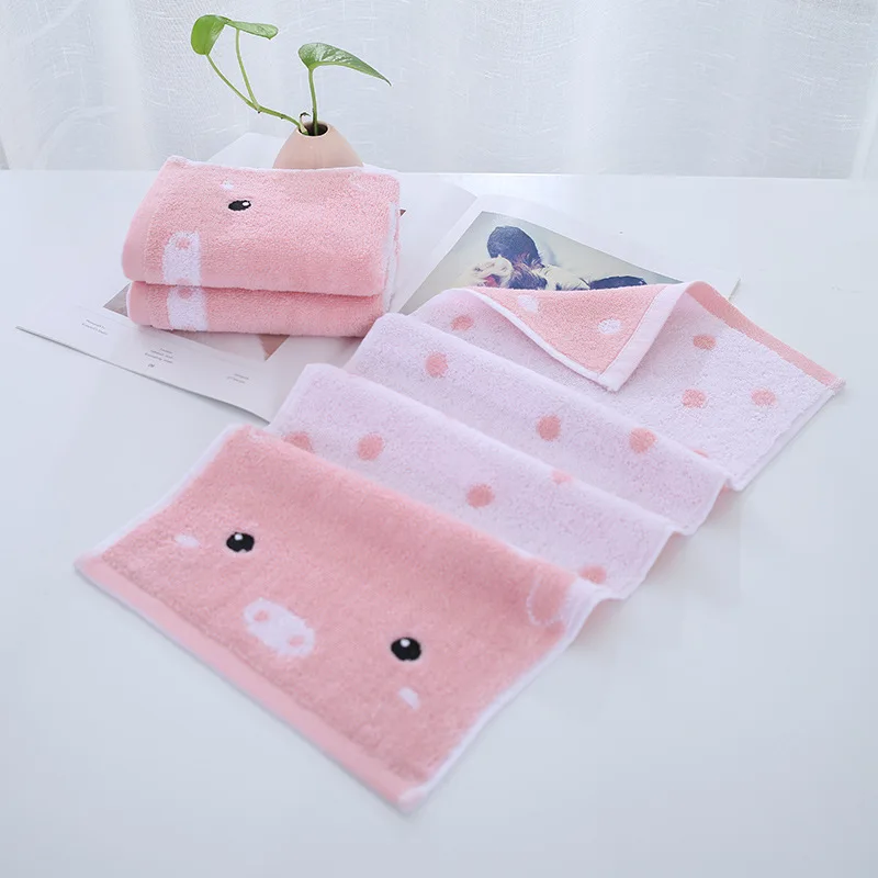 
Wholesale custom color organic terry cotton kids children towel 