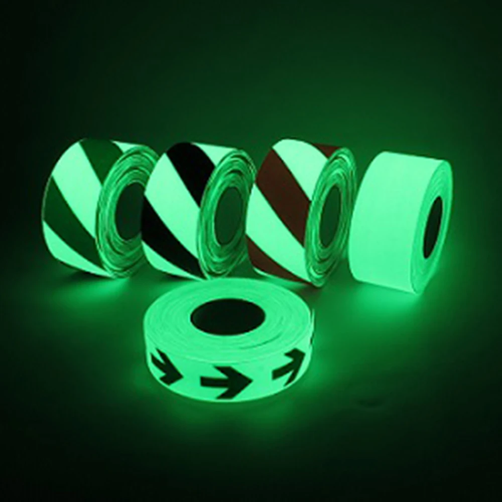 PVC printable Luminescent Car Wrap Glow in the Dark Vinyl Sticker with Adhesive for Fire Exit