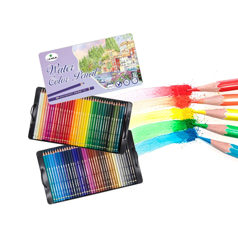 Wholesale New arrival Professional Watercolor Drawing Pencils Water Colour Pencil Set Drawing sketch watercolor pencil set