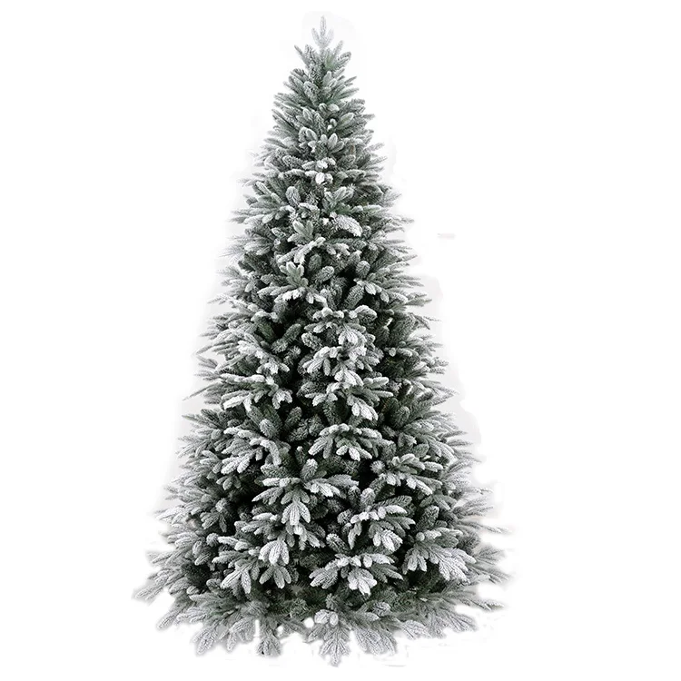 White Flocked Christmas Tree For Christmas Decor