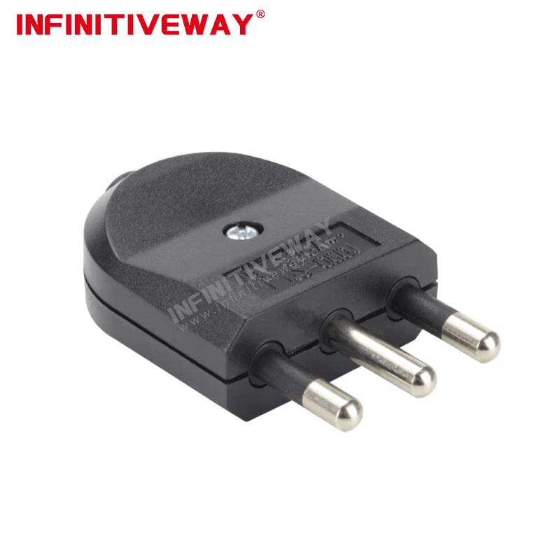 16 amps 3-PIN Italian Power Plug Model IF-ITA-PZ-16A  (No cord)