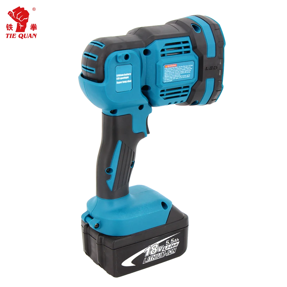 Outdoor Lithium Battery Rechargeable Dark Lighting Flashlight Spotlight LED Light