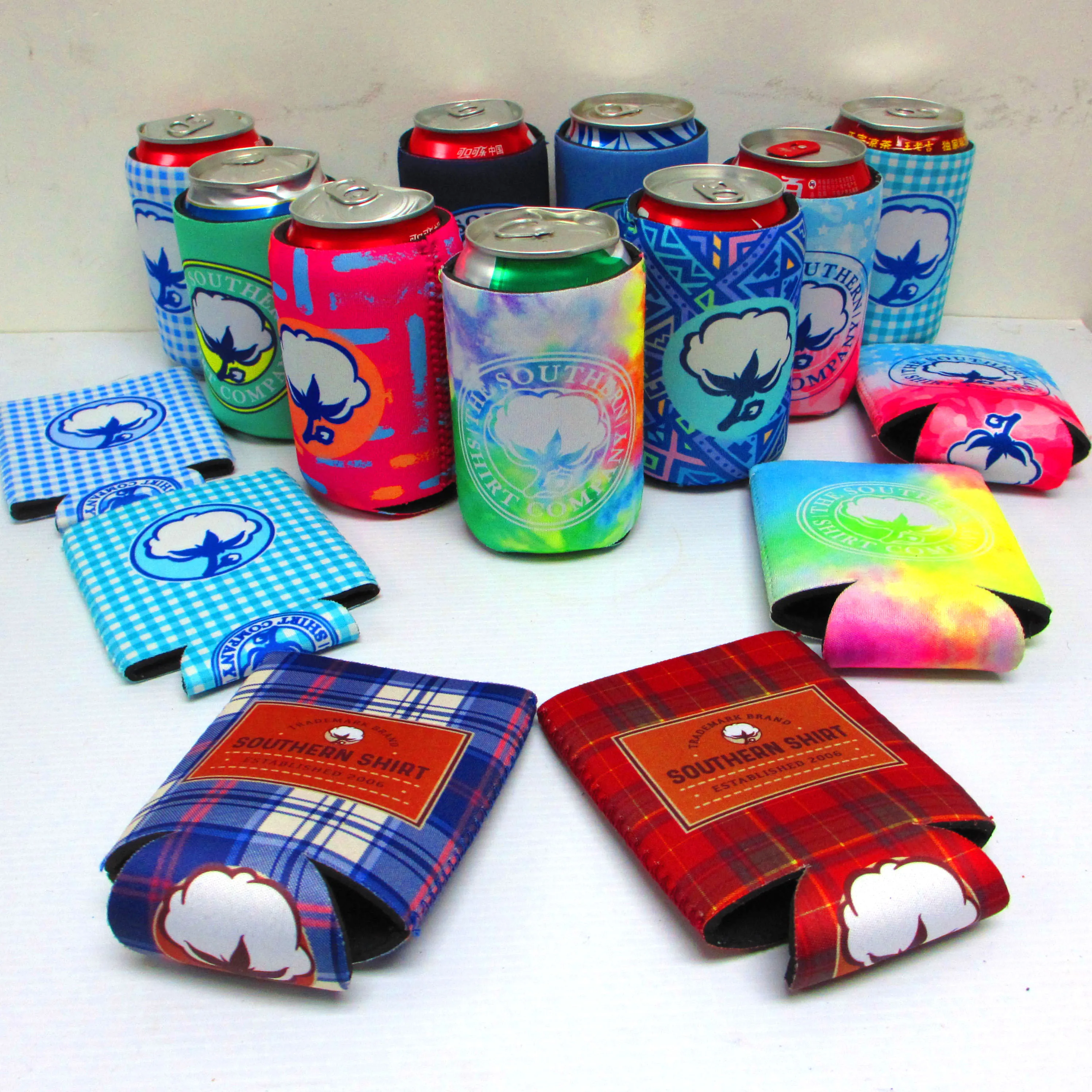 Full color printing can cooler