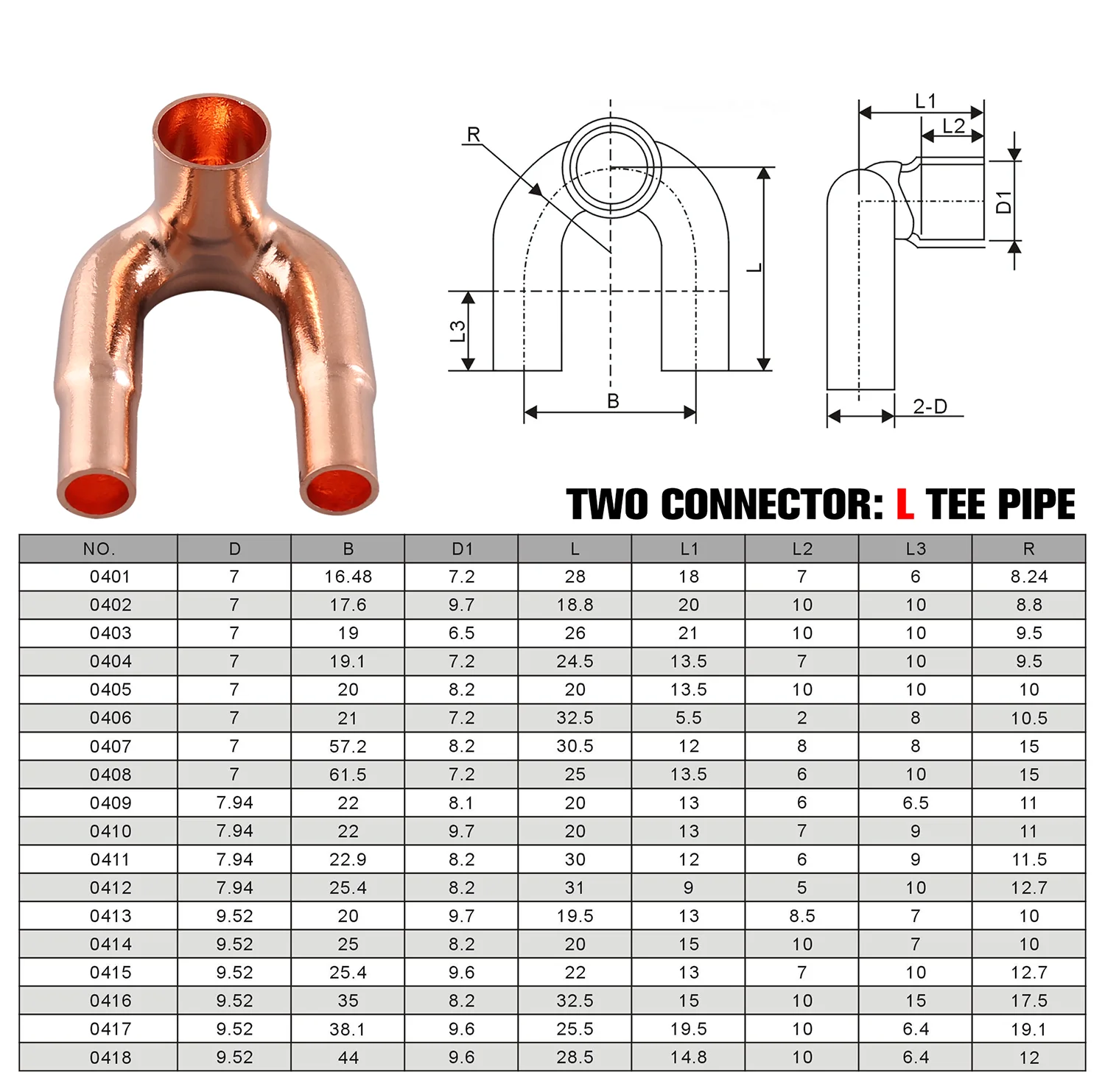 Hailiang Air Conditioner Joint Branch Pipe Bulk Copper Pipe Copper Tee Elbow Weld Copper Fittings For Refrigeration
