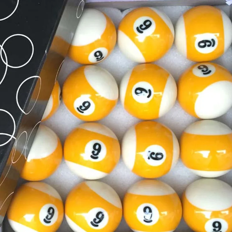 
xmlivet 57.25mm=2 1/4inch Billiards Pool cue balls in NO8 or NO9 Resin durable Nine-Ball Cue Balls Billiards accessories 