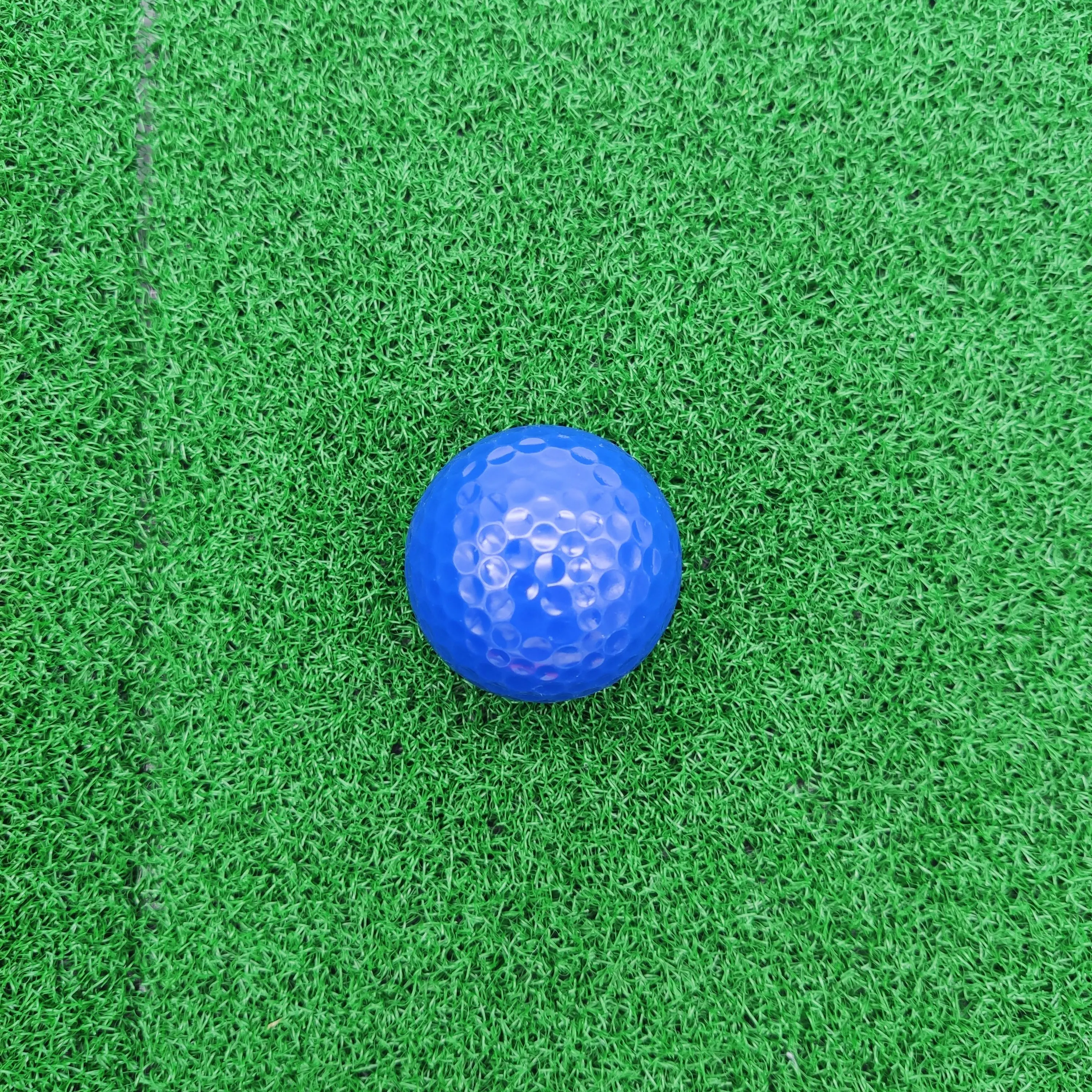 Solid beautiful colored golf Ball for golf chipping putting and mini golf course