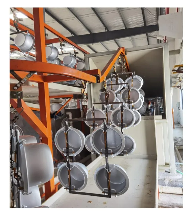 aluminum iron metal pot pan plate making machine Hard Anodizing oxiding cookware utensils cleaner washing machine